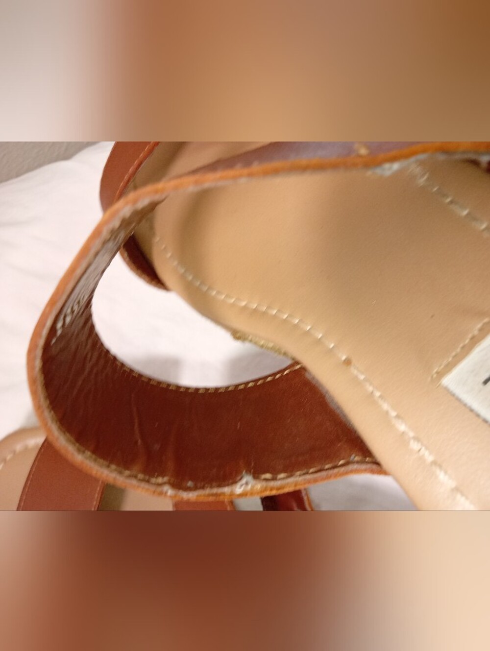 Women's Steve Madden Brown Double Strap Slide Espadrilles Sandals sz 9M - Picture 8 of 13